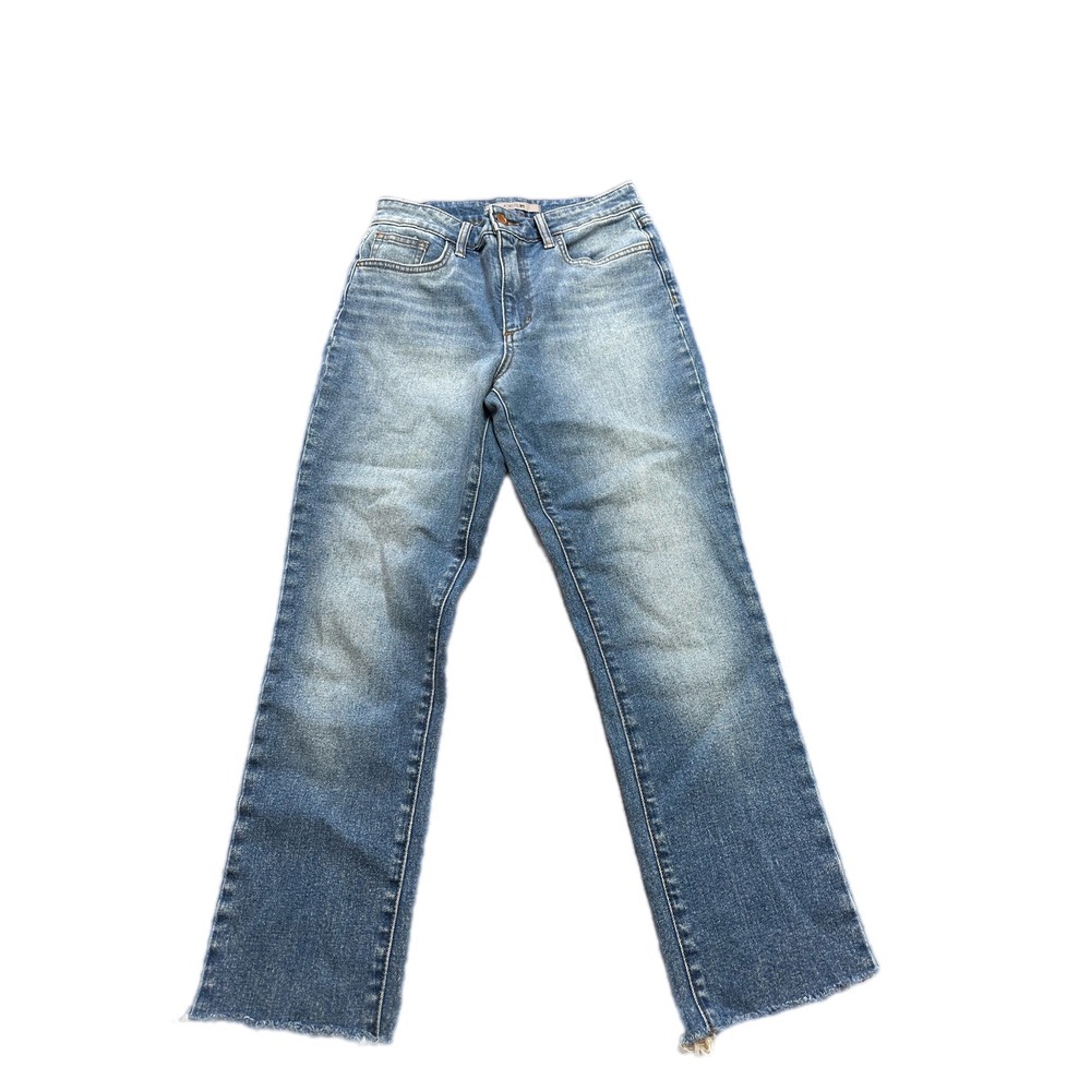 Joes Jeans Womens‎ Size 25 Flare Leg Distressed Frayed Hem Blue Denim Jeans
